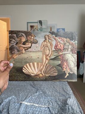 Renaissance Style 'Birth of Venus' Canvas Art - Nude Venus in Shell print